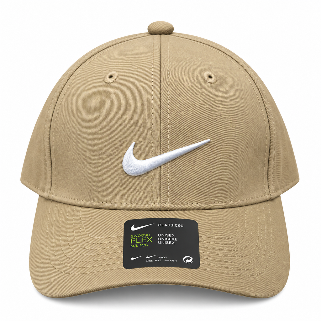 Nike Biege white swoosh cap