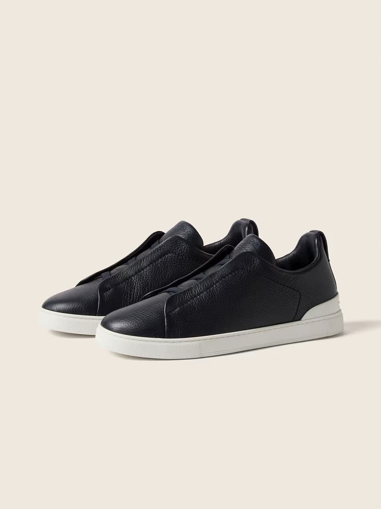 Zegna Triple Stitch Leather
Sneaker Navy  (master quality)
