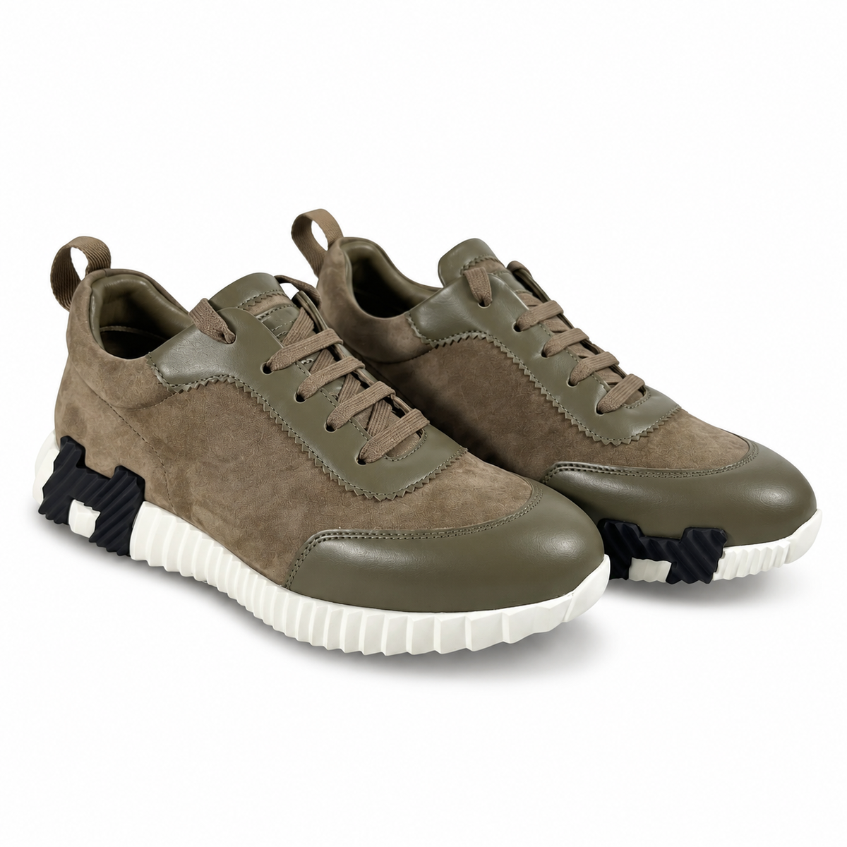 Hermes bounce shoes olive (Master Quality) Full Package