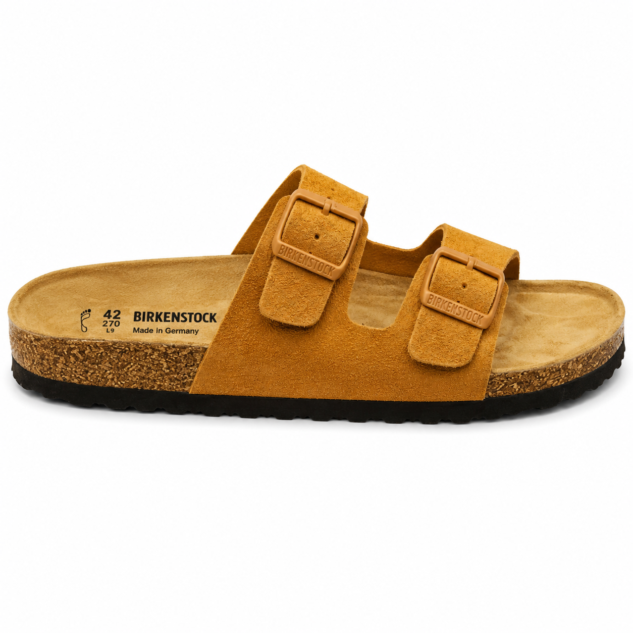Birkenstock Arizona women sandals camel (fabric original) made in Germany