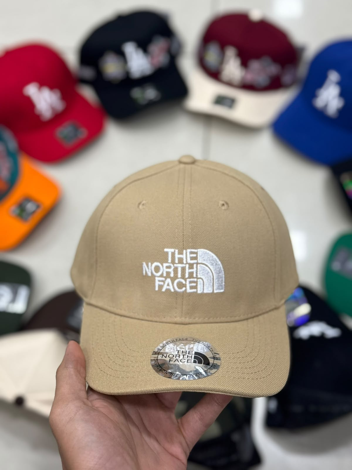 The north face black and white