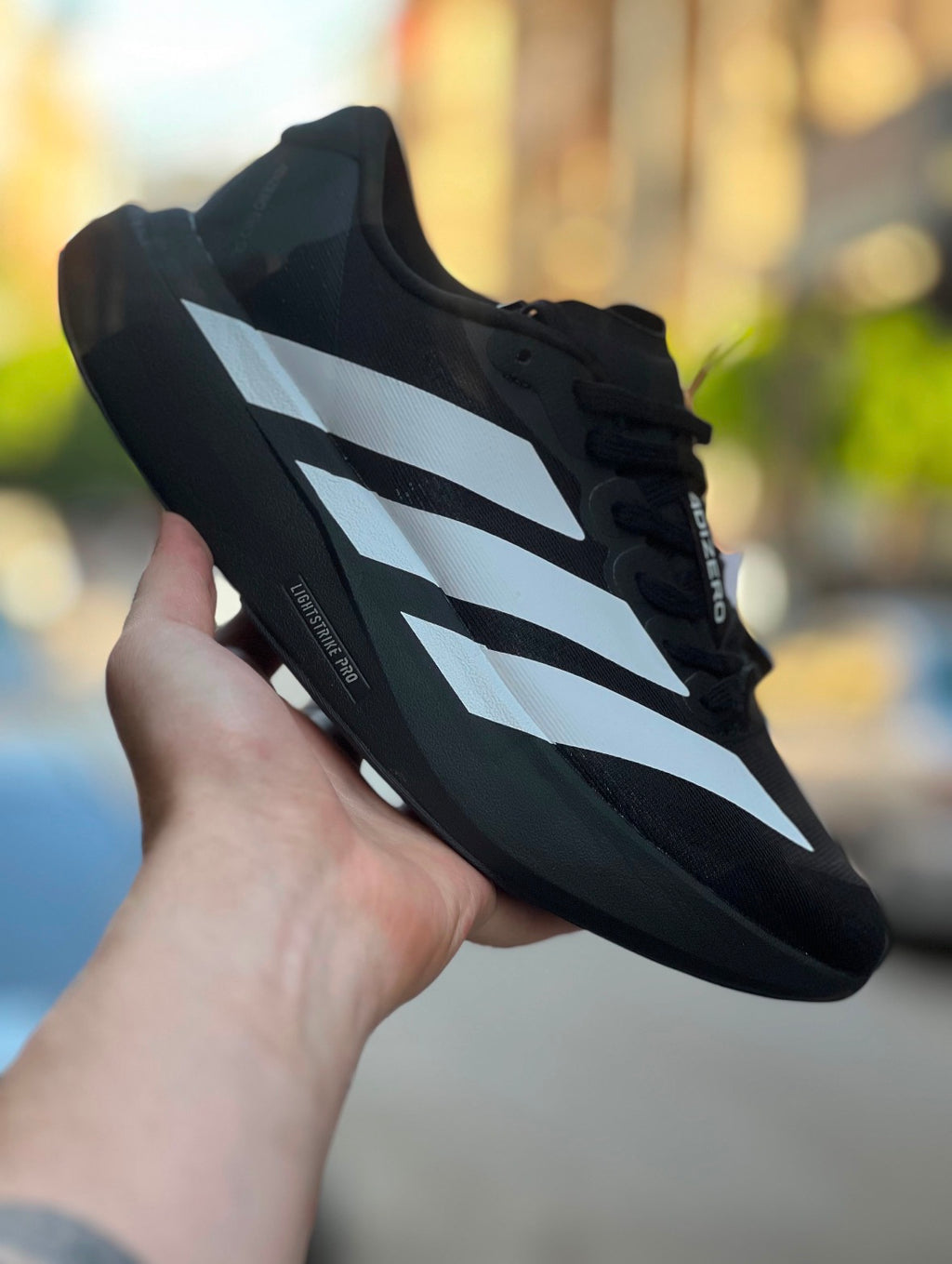 Adidas Men's Adizero Evo SL in Black / white (Master Quality)