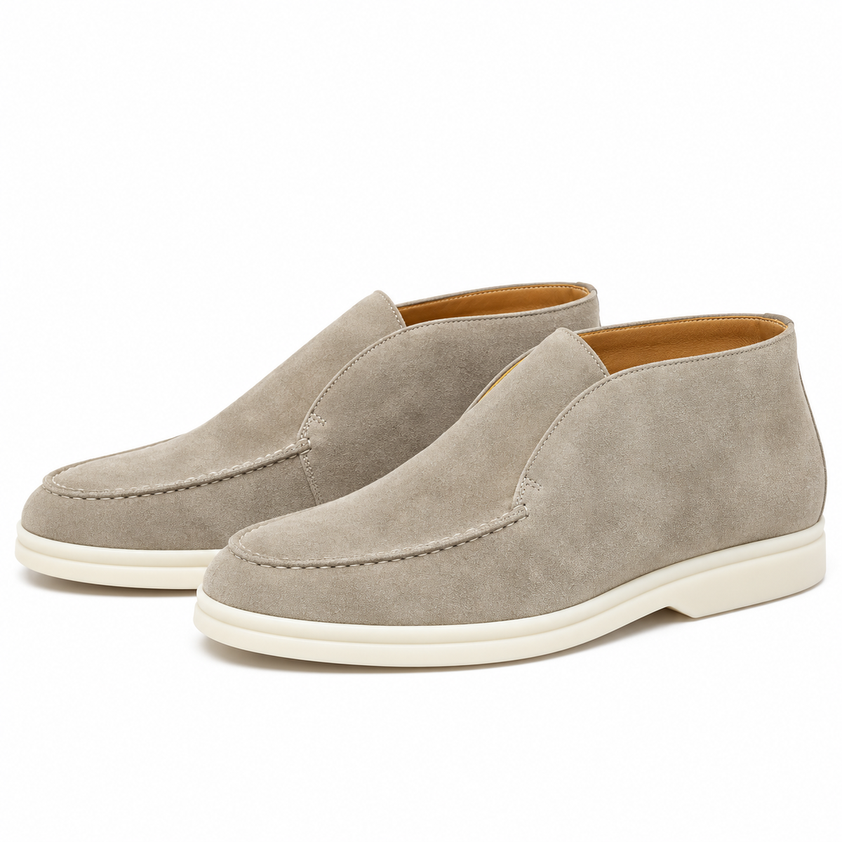 Loro piana grey autumn loafers ( AAA+ quality ) genuine seude