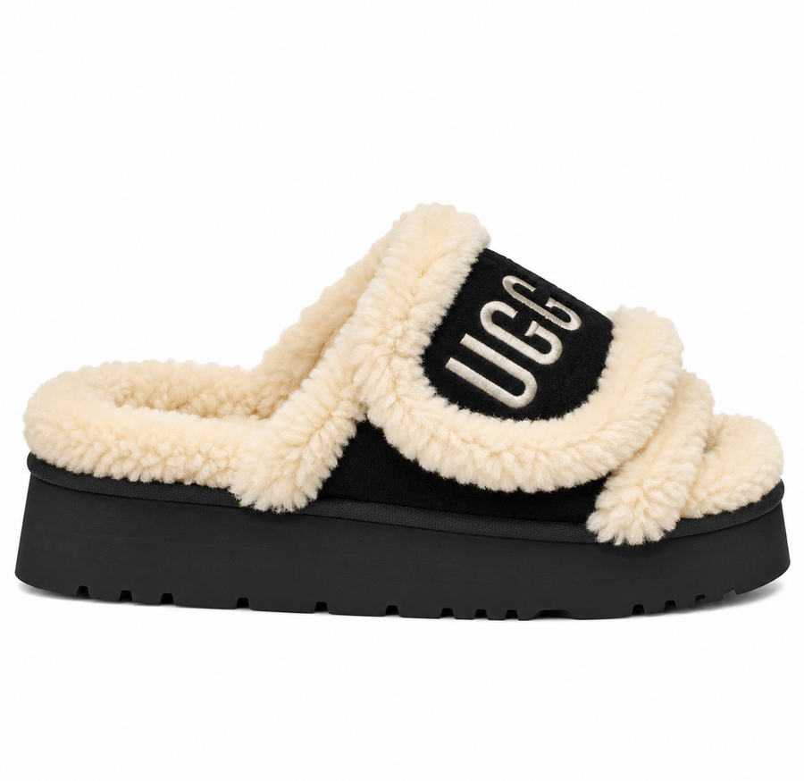 UGG PlushCozy Slippers black (AAA quality)