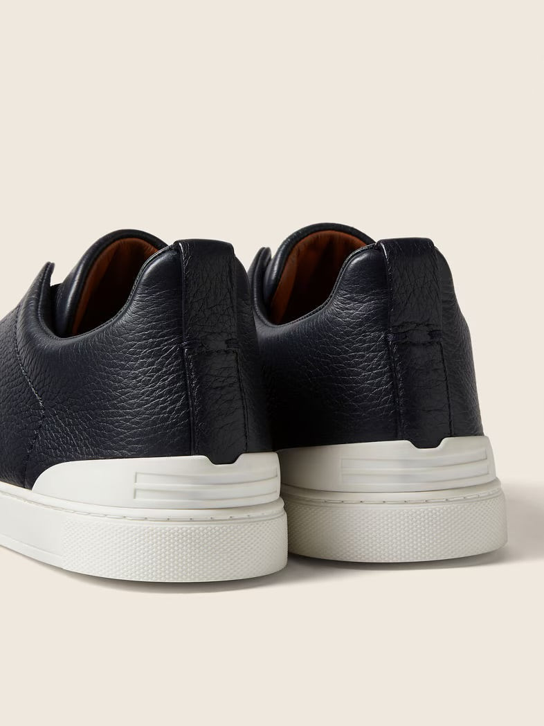 Zegna Triple Stitch Leather
Sneaker Navy  (master quality)