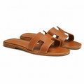 Hermes slipper oran brown (AAA+ Quality)
