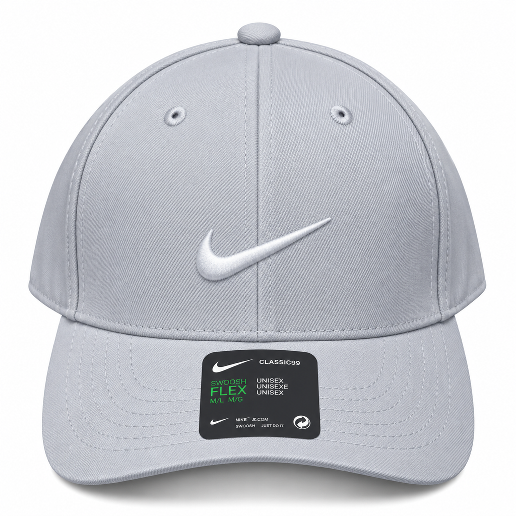 Nike grey white cap