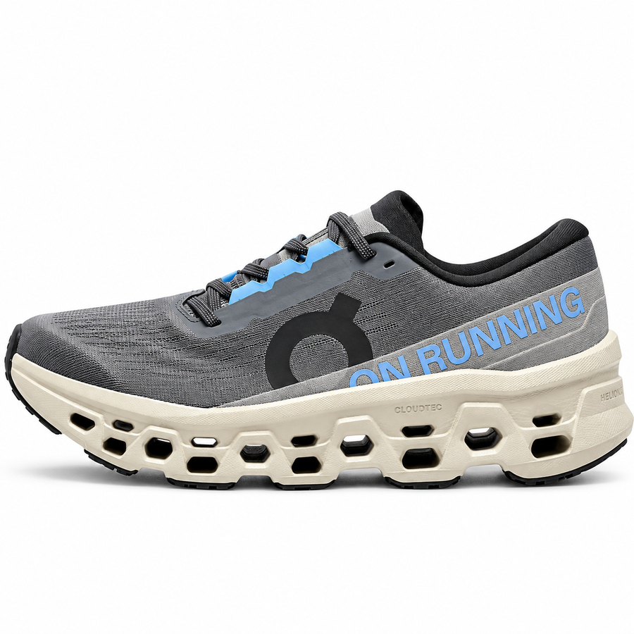 On cloud on running grey and blue  (original with barcode)