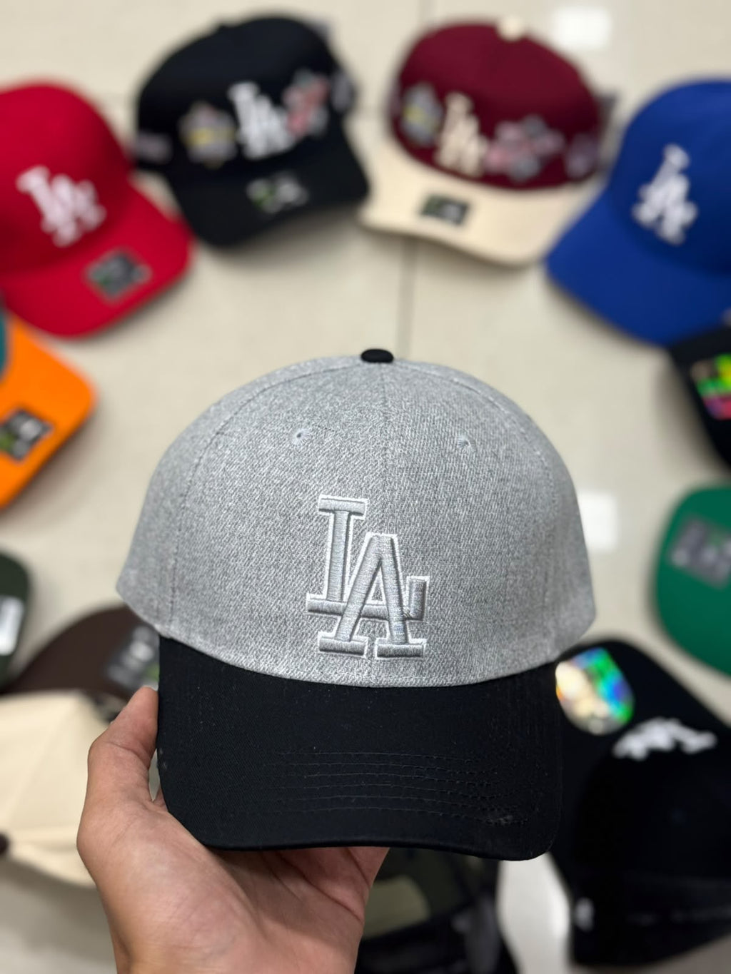 Los Angeles grey and black