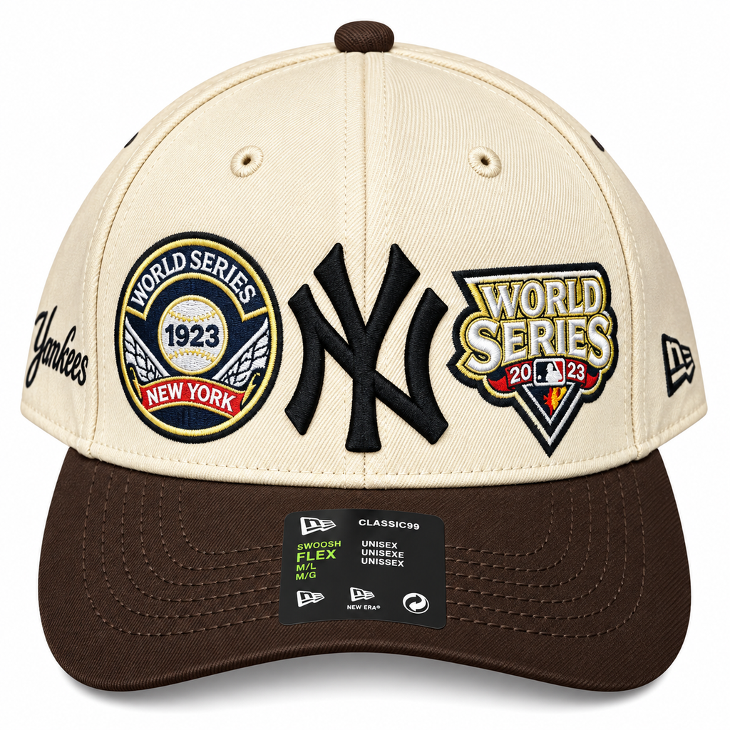 NY World Series Gorra Cafe New York 59Fifty Biege/brown