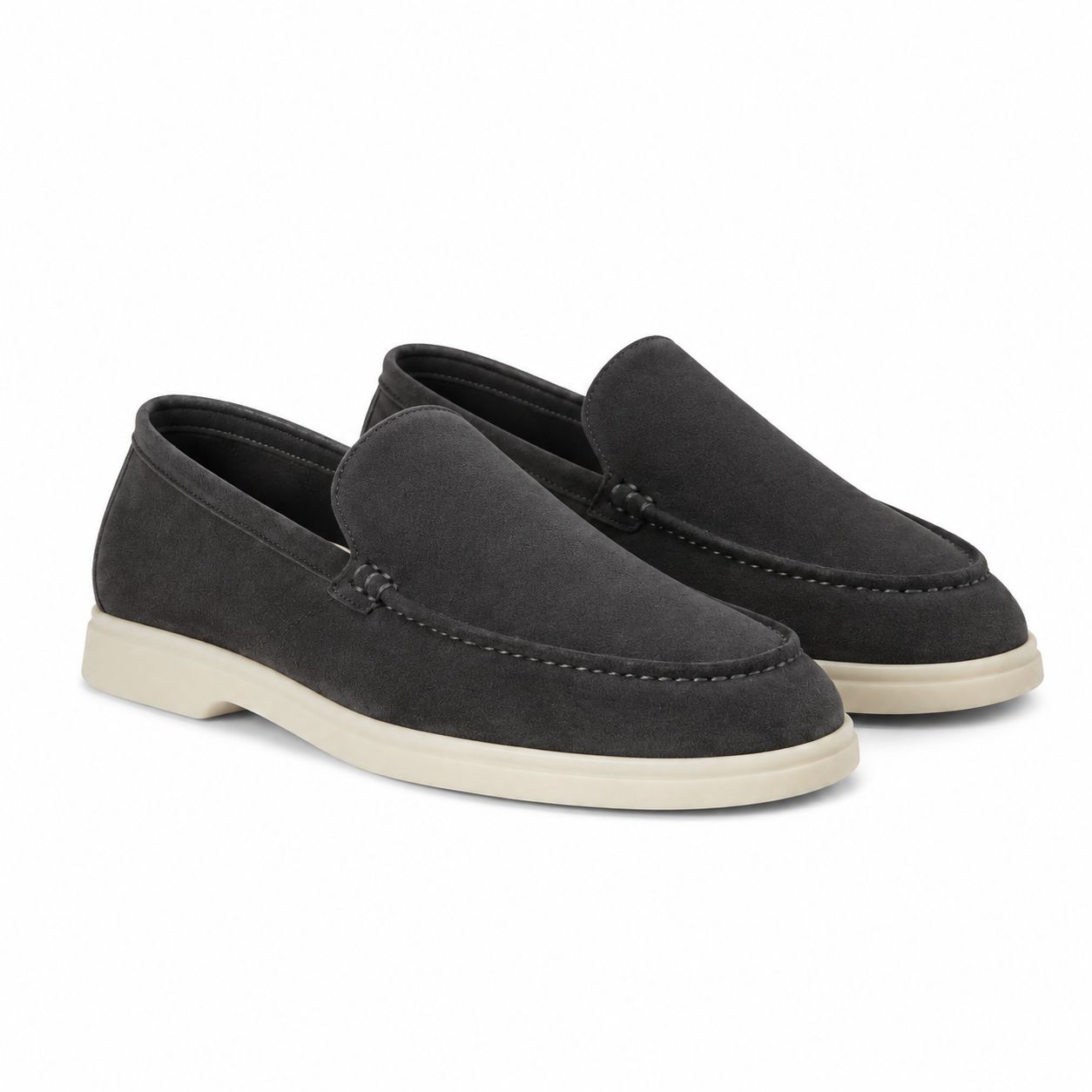 Loro piana dark grey loafers (Master Quality )