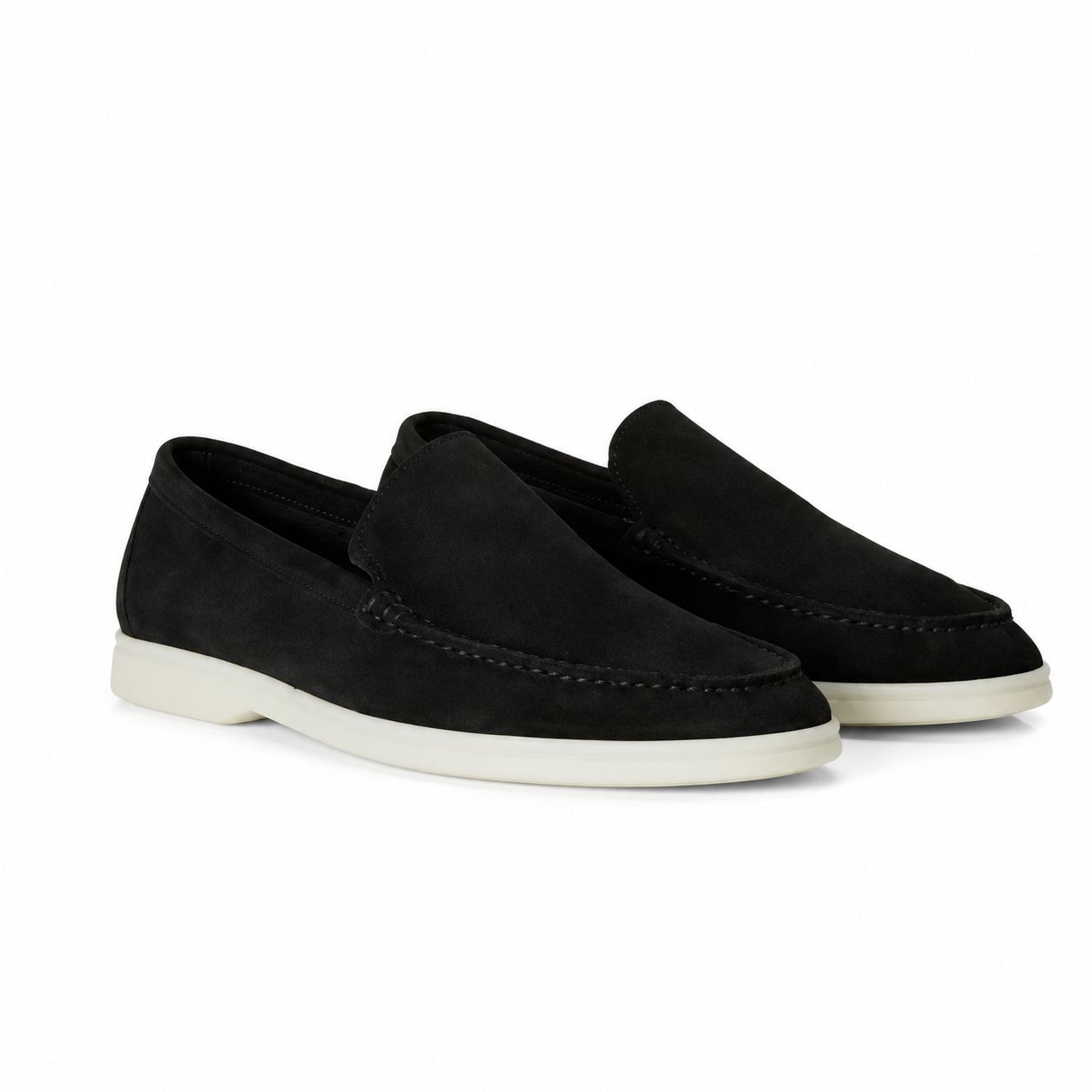 Loro piana black loafers (master quality)