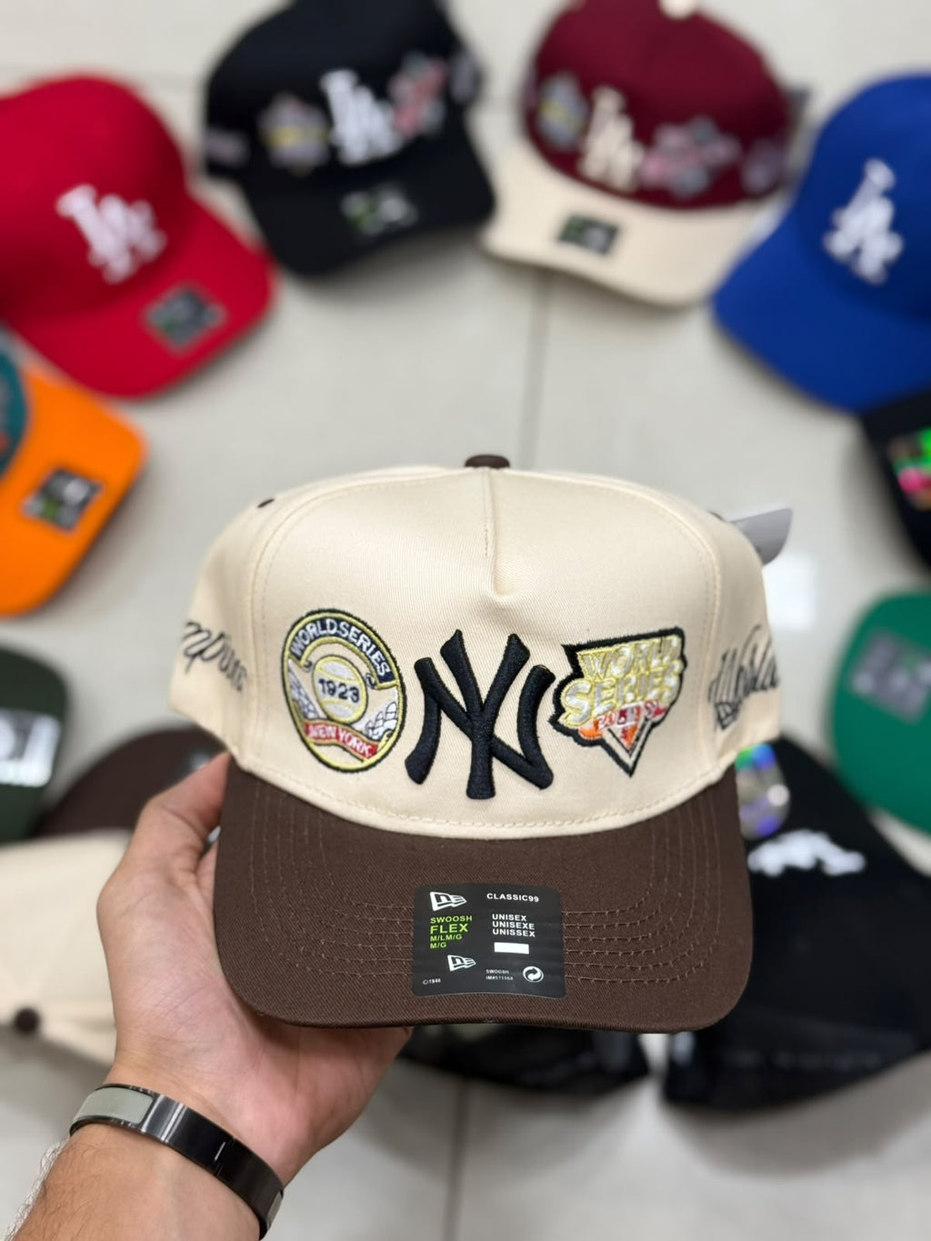 NY World Series Gorra Cafe New York 59Fifty Biege/brown