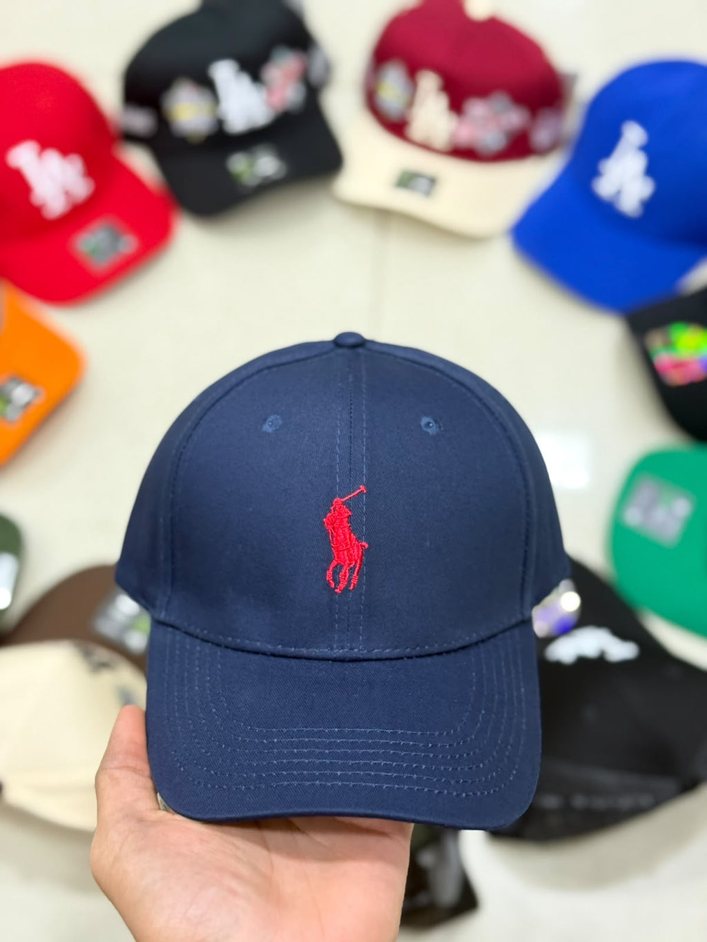Ralph Lauren cream navy