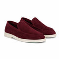 Loro piana burgundy  loafers (master quality )