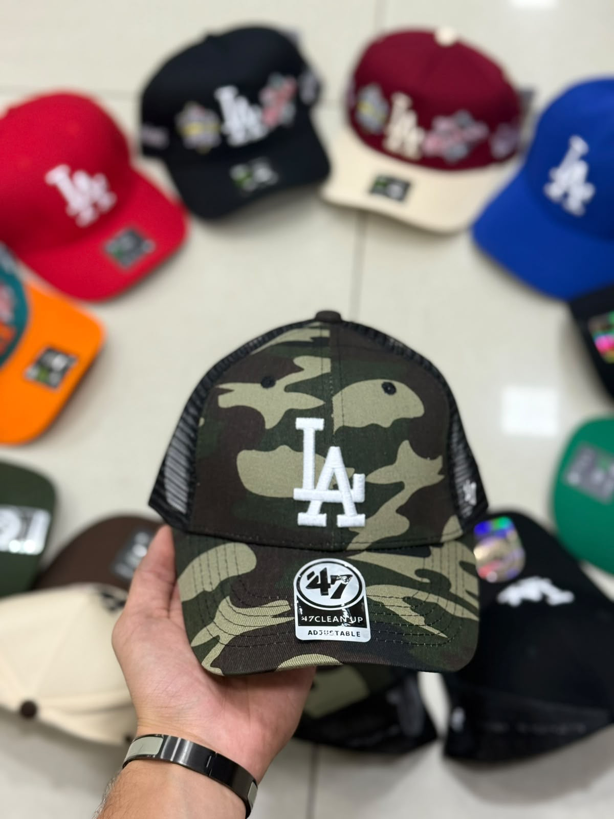 LA army color cap