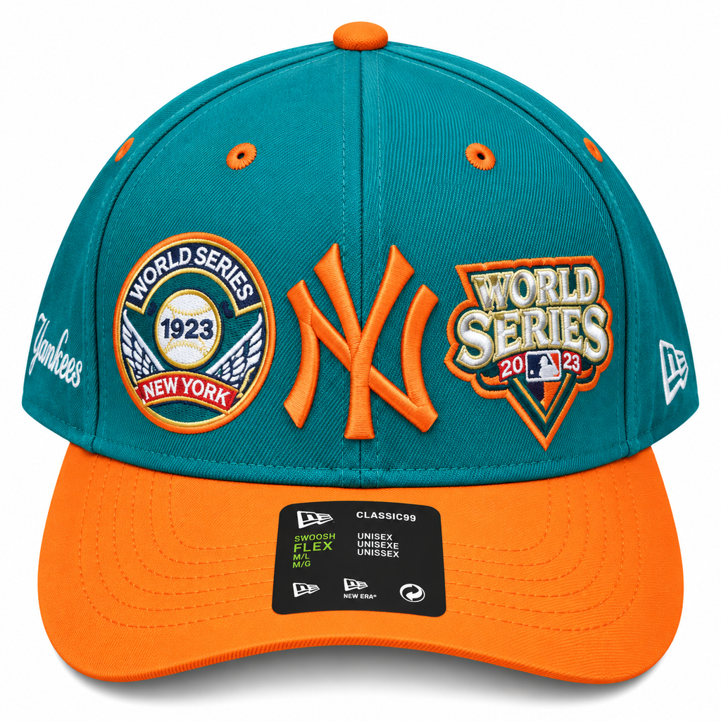 NY World Series Gorra Cafe New York 59Fifty teal/orange