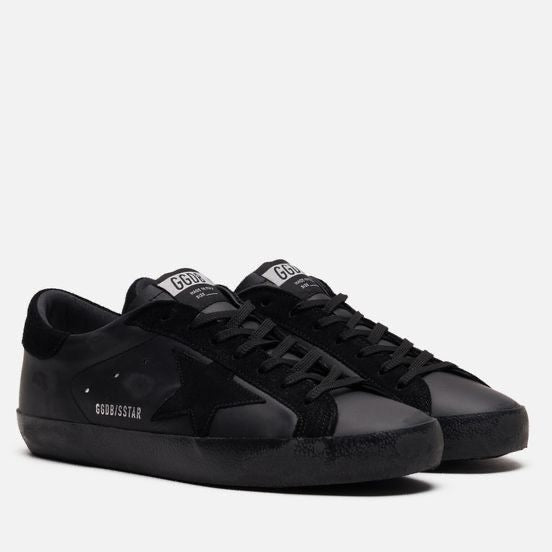 Golden goose super star black nappa