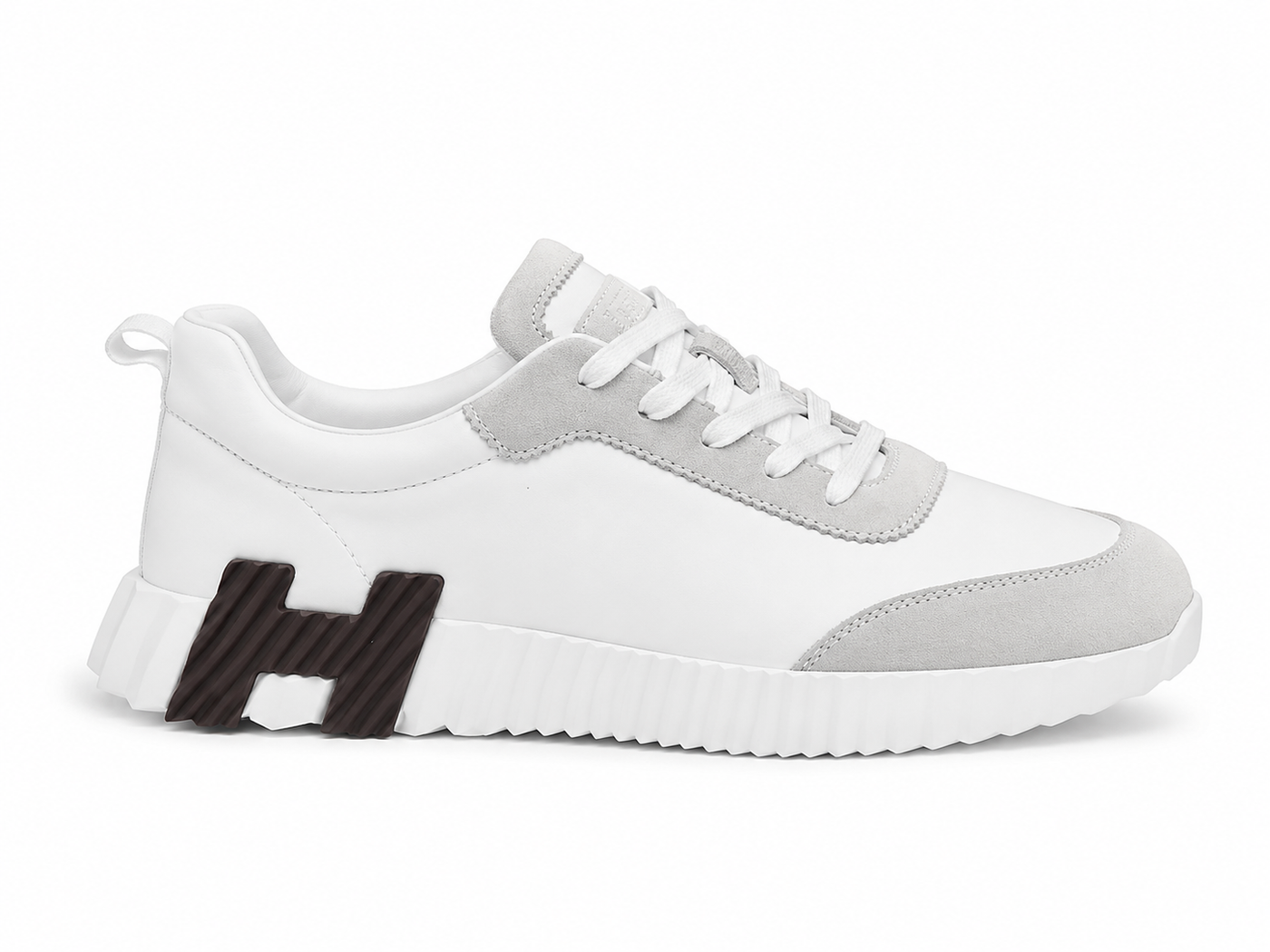 Hermes bounce shoes white (Master Quality) Full Package