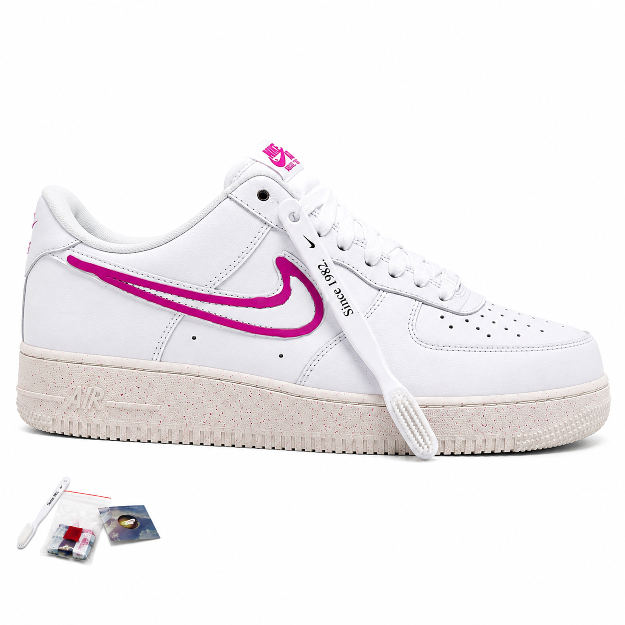 Airforce 1 07 “airbrush pink”(original with barcode)