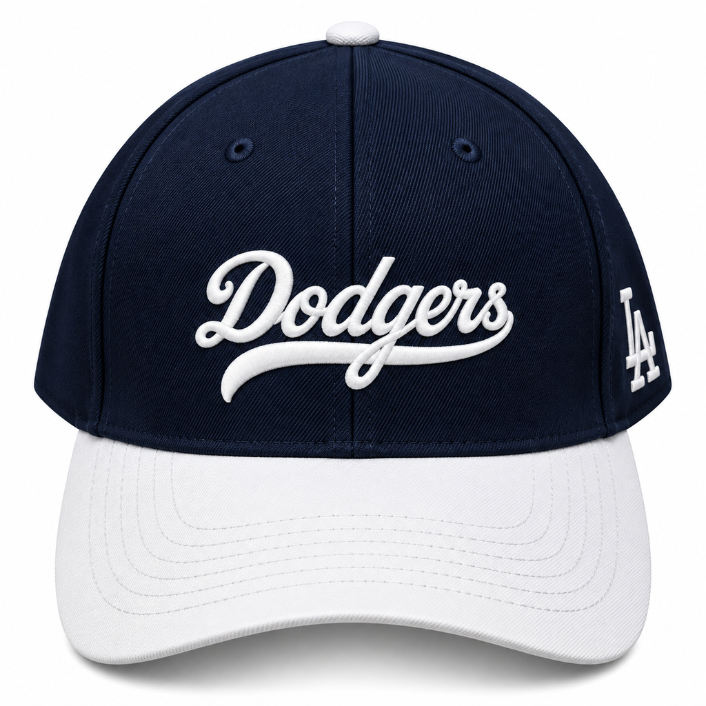 Dodgers navy and white