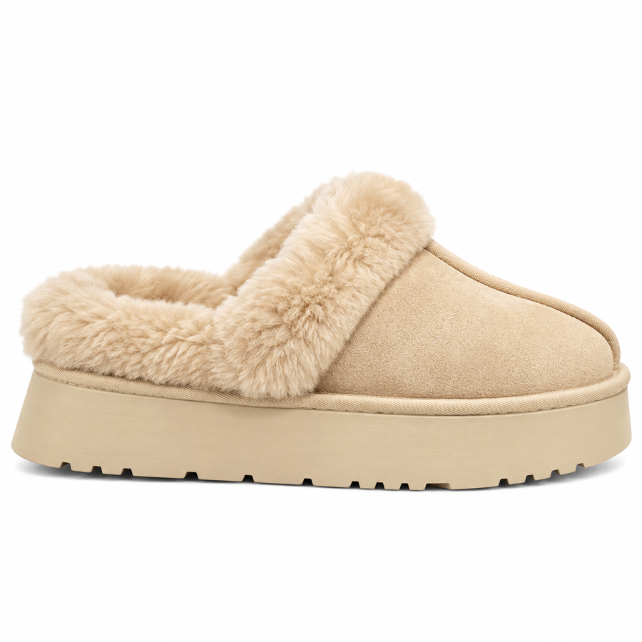UGG PlushCozy anker slipper Biege(AAA quality)