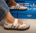 WMNS SAMBA OG MARY JANE full white /grey
