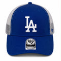 Blue LA dodgers trucker cap