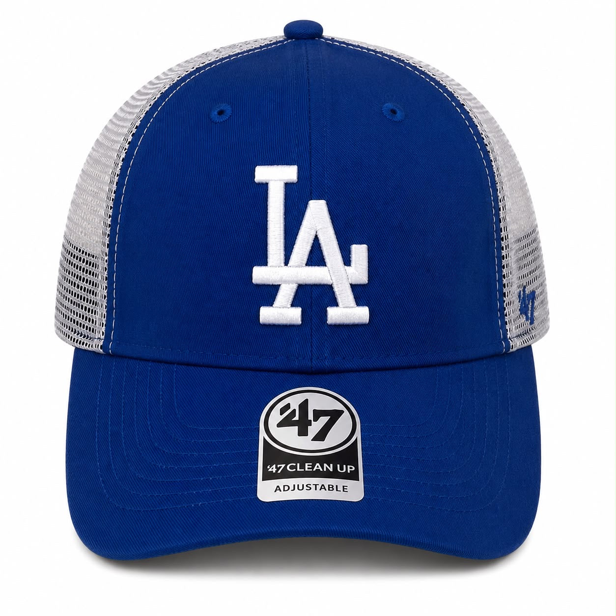 Blue LA dodgers trucker cap