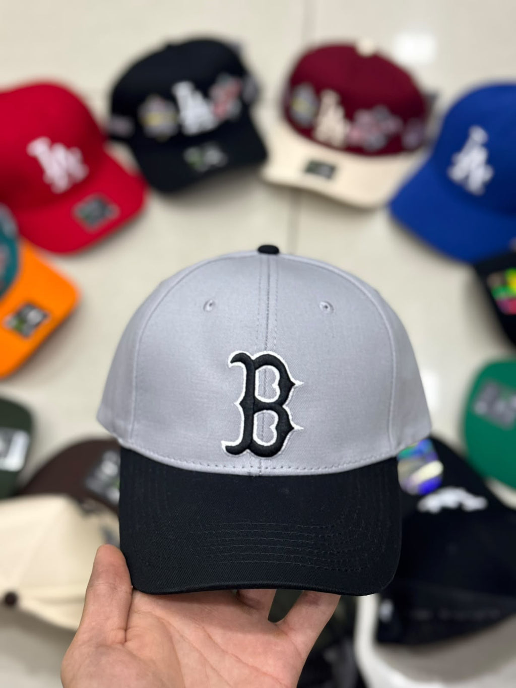Boston Red Sox grey and black