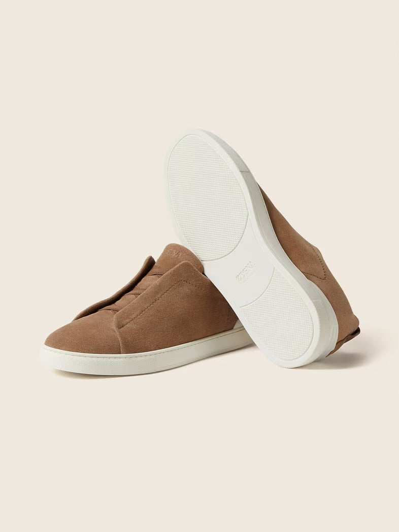 Zegna Triple Stitch beige Suede (fabric original)