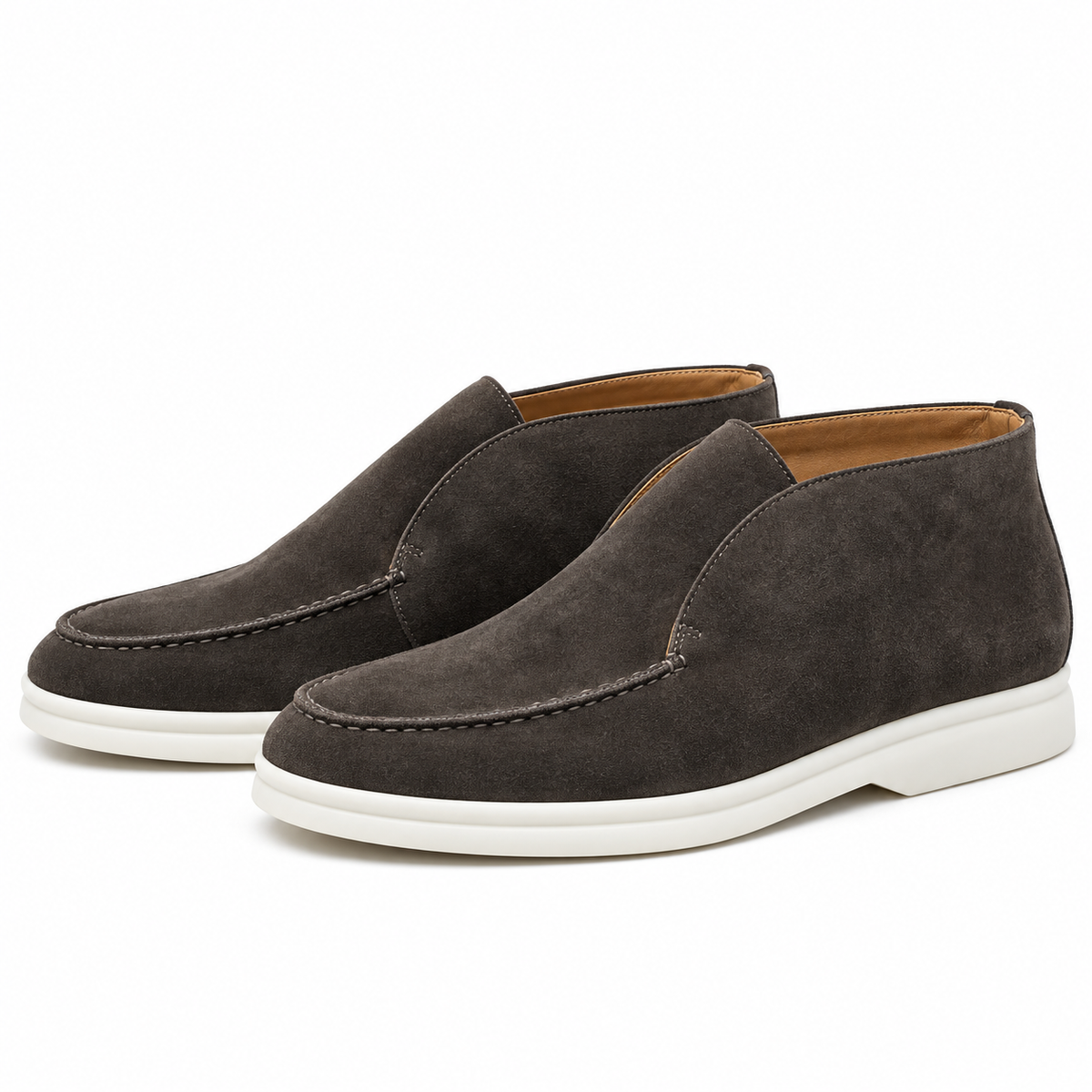 Loro piana brown autumn loafers ( AAA+ quality ) genuine seude
