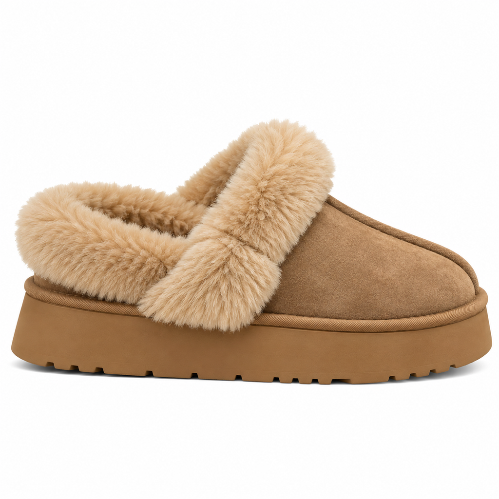 UGG PlushCozy anker slipper camel (AAA quality)