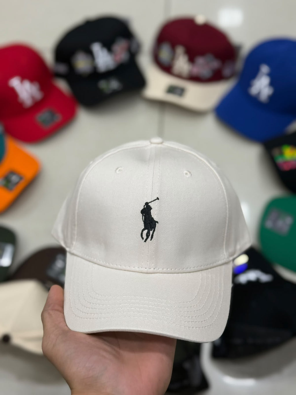 Ralph Lauren cream cap