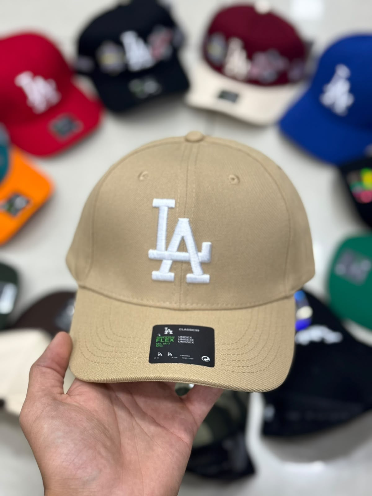 LA Biege cap