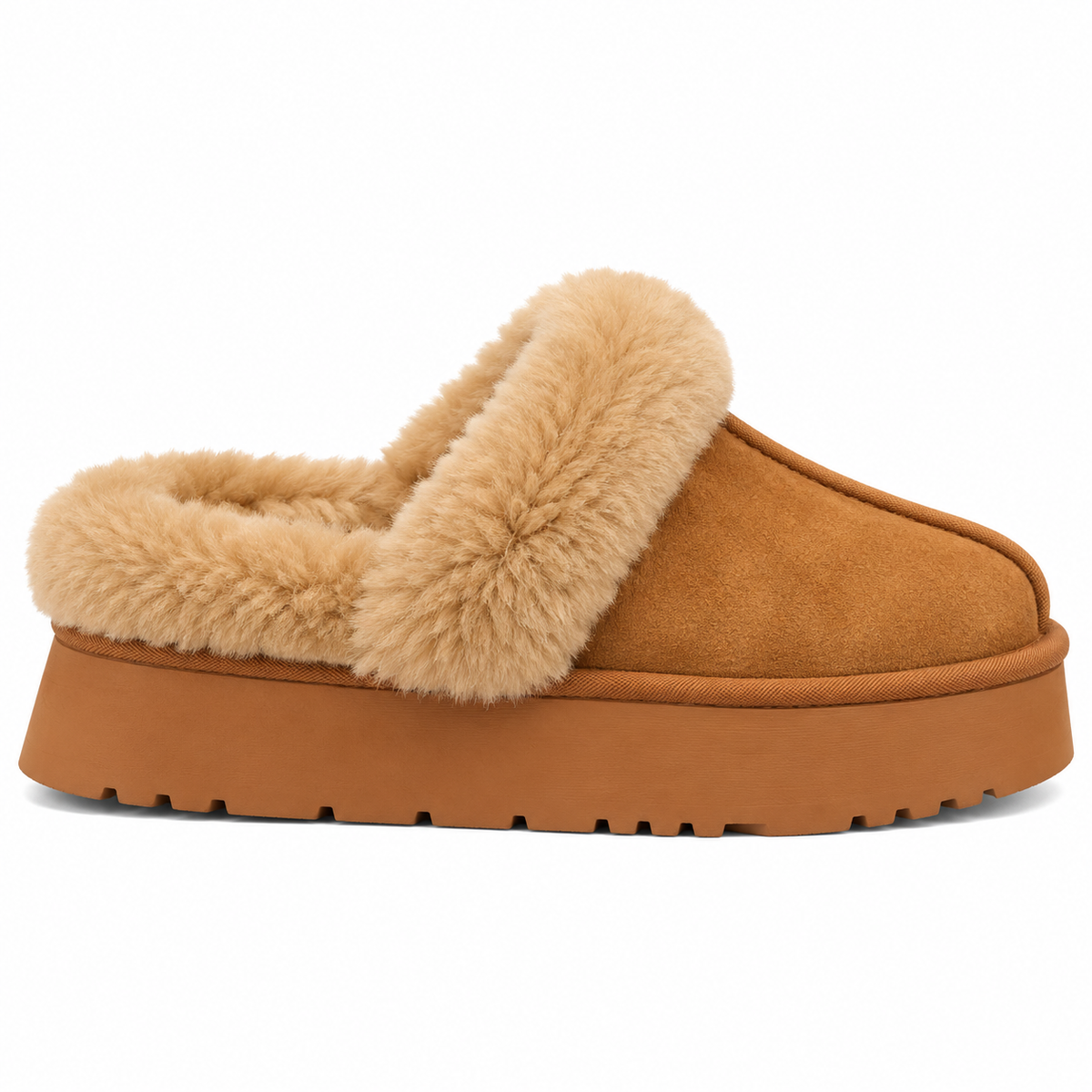 UGG PlushCozy anker slipper camel (AAA quality)