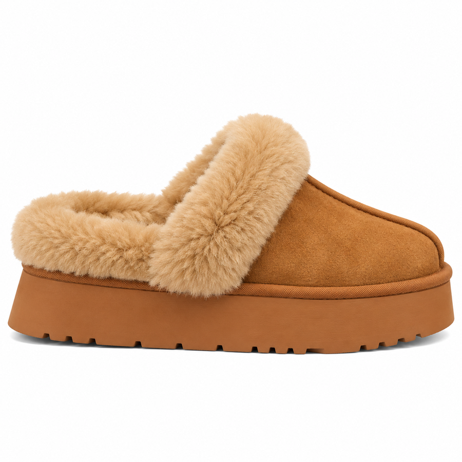 UGG PlushCozy anker slipper camel (AAA quality)