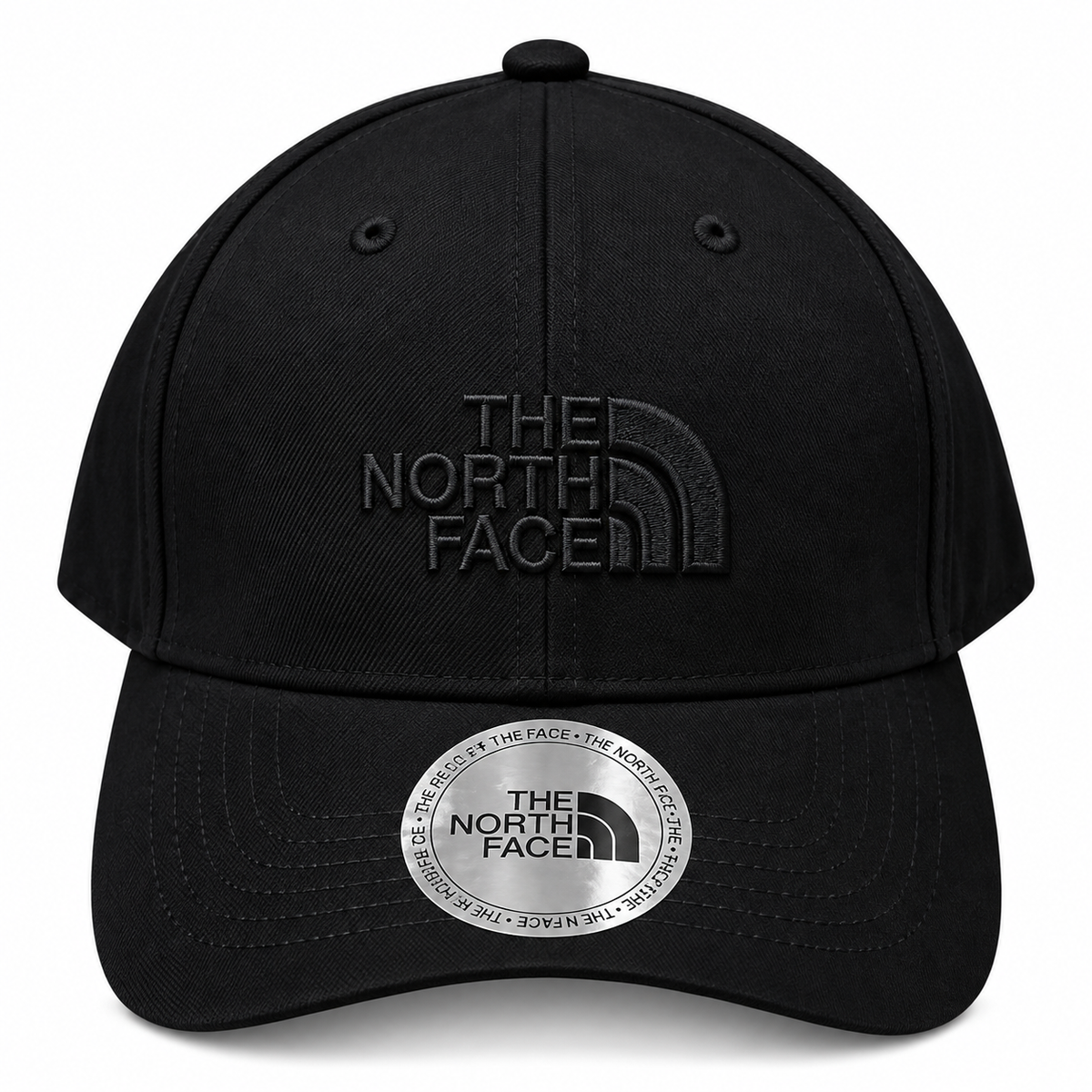 The north face full black cap