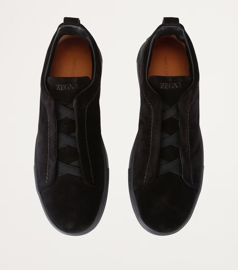 Zegna Triple Stitch Black
Suede (master quality)