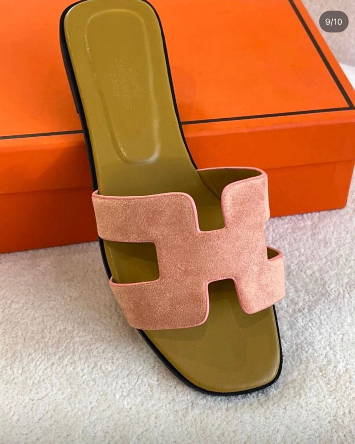 Hermes sandals pink (copy a)