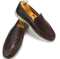 Loro piana dark brown leather   loafers (copy a)
