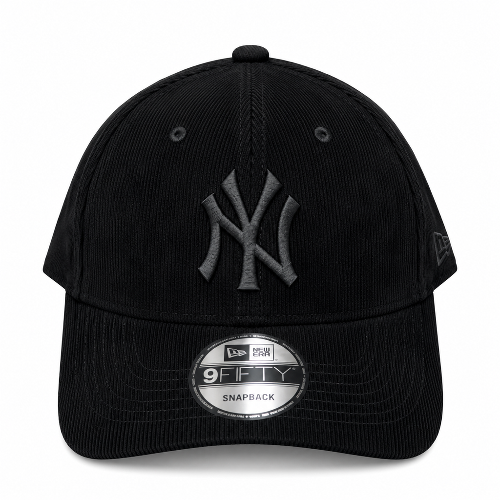 New York Yankees black corduroy New Era 9FORTY