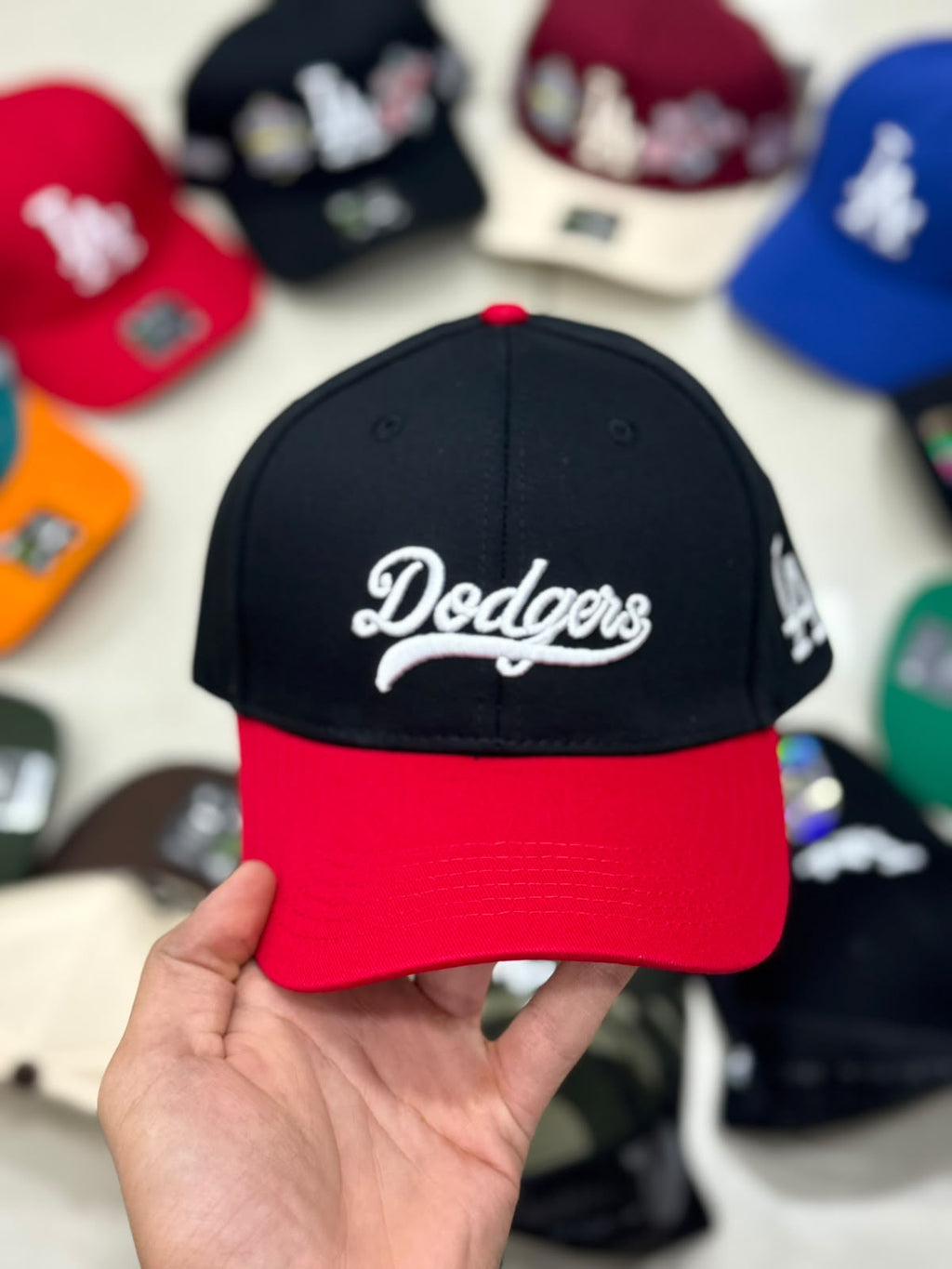 Dodgers red and black