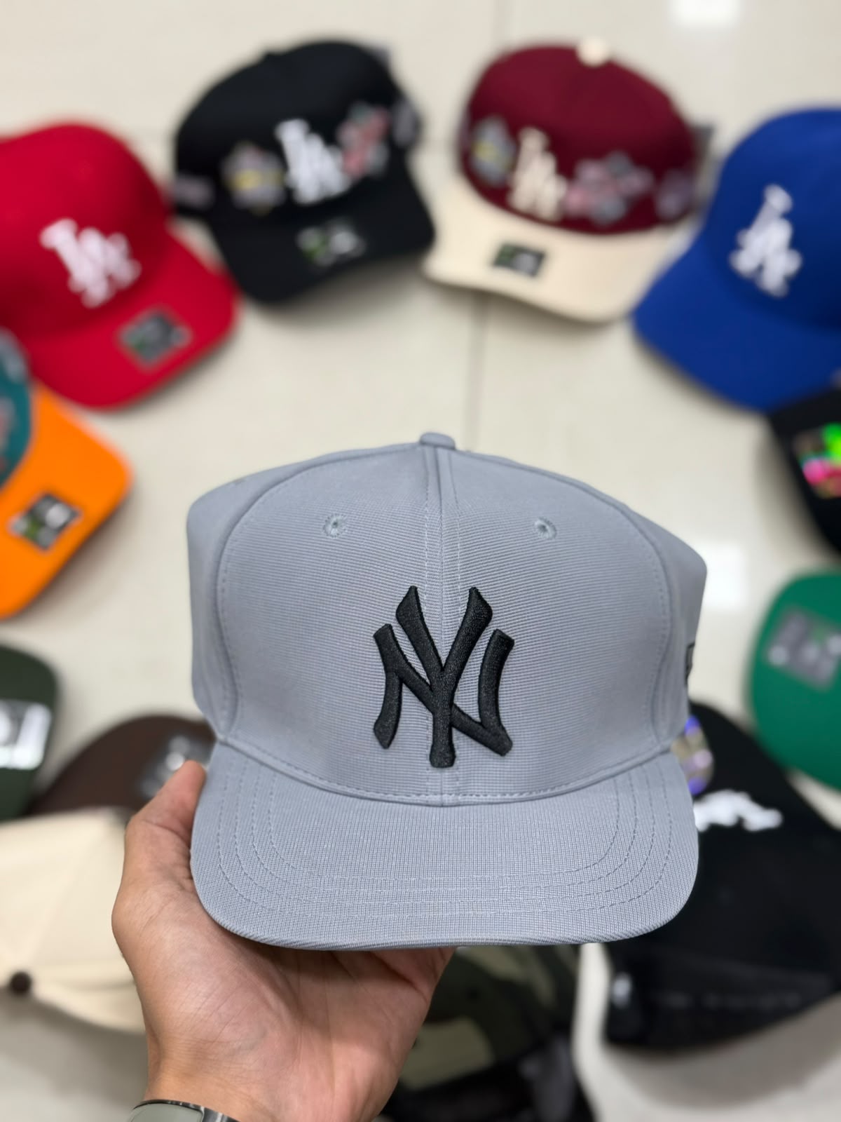 New York yanks grey and black