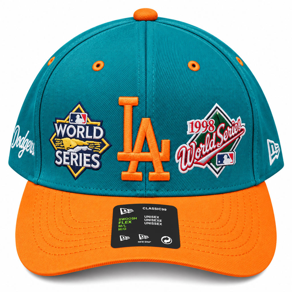 LA World Series Gorra Cafe New York 59Fifty teal/orange