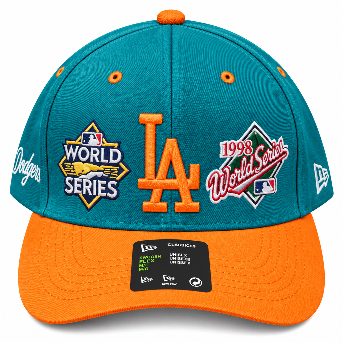LA World Series Gorra Cafe New York 59Fifty teal/orange