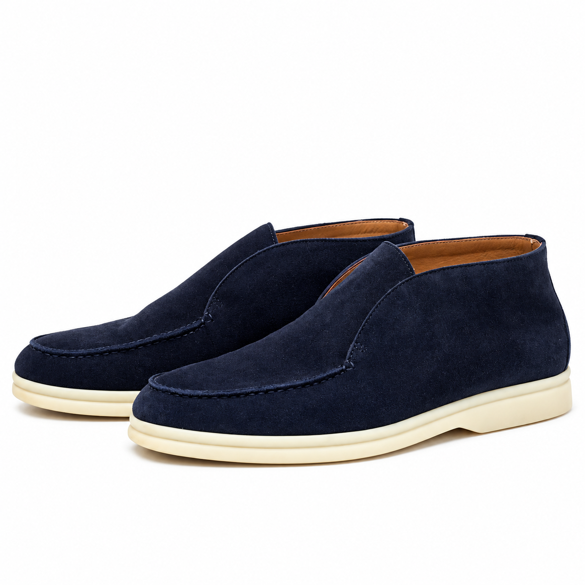 Loro piana navy autumn loafers (AAA+ quality) genuine seude