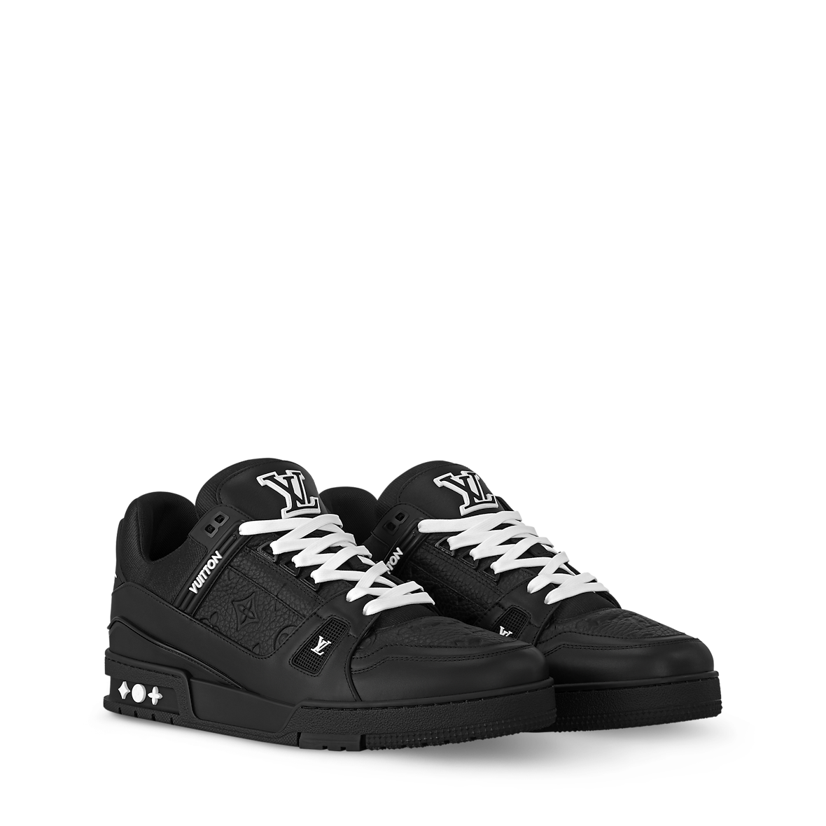 LV Trainer Sneaker  black  (fabric original )