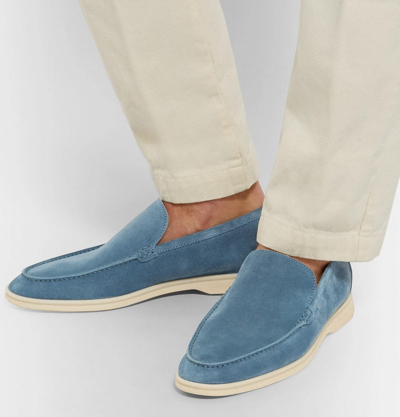 Loro piana baby blue  loafers (copy a)