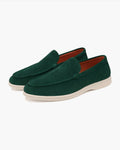Loro piana dark green  loafers (copy a)
